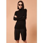 Pull Precious-noir en laine et lurex