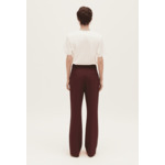 Pantalon droit bordeaux