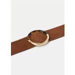 Ceinture Lauren-marron en cuir