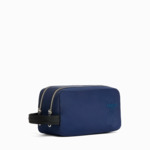 Leo De Lancel - Trous Toilet 2 Zip - Bleu Petrole