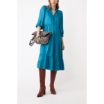 ROBE CILYA BLEU CANARD