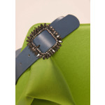 Ceinture Gigi-Bleu en Cuir