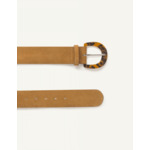 Ceinture en suède camel