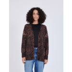 Cardigan cachemire léopard Una LEOPARD