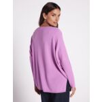 Pull poncho cachemire col V Faustine FAUSTINE_ROSEBLOOM