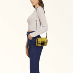 METROPOLIS MINI CROSSBODY - TESSUTO RAFIA ARCO