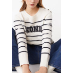 PULL PASCALI BLANC CASSE