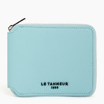 Porte monnaie zip en L Emile en cuir monogramme