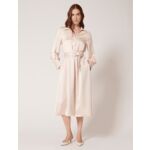 Robe Ralistea-Robe chemise ceinturée champagne