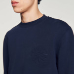 Sweatshirt fleur en coton