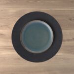 Lifestyle Accessoires - set de table, rond, hippo noir