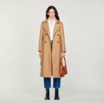 Manteau long style trench