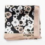 Foulard soie Chiara Beige -  90 cm x 90 cm