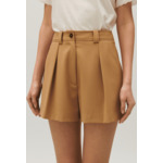 Short taille haute camel