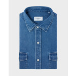 Chemise Marceau en denim bleu