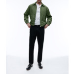 Blouson en toile déperlante vert olive