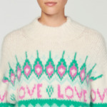 Pull en maille LOVE