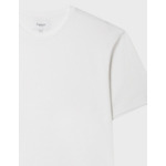 T-shirt col rond en coton blanc