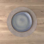 Lifestyle Accessoires - set de table rond, nomad gris