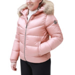 Veste pour fille à capuche fixe