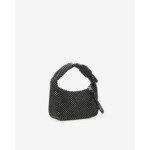 Sac En Cuir Noue Baby Mesh Strass