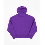 AMI Paris Hoodie met intarsia logo Violet