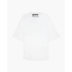 Palm Angels Classic logo over tee white black