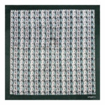 Foulard soie Umberta Dark Green -  90 cm x 90 cm