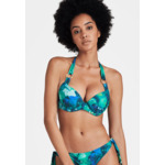 Haut de maillot de bain Push-up coques Deep Green Sea