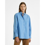 Chemise oversize Délina bleue