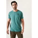 Men T-shirt Green