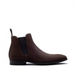 Bottines Johns Daim Marron