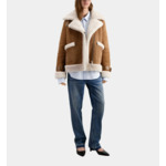 Manteau En Peau Lainee Femme