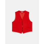 Gilet Gianno Rouge en Polyester