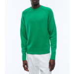 Pull vert en laine et cachemire