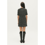 Robe courte tweed bicolore