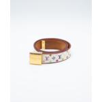 Ceinture - Monogram Carre Belt - White