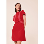 Robe Raquel-Rouge en Polyester