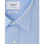 Chemise Classique rayée bleue