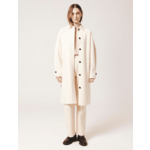 Manteau Maxence Ecru en Laine