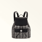 DANAE S BACKPACK - TESSUTO CHECK BOUCLE PADDED+VITELLO SIDNEY