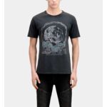 T-Shirt Manches Courtes Avec Print Skull And Roses