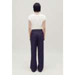 Pantalon costume carreaux indigo