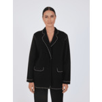 Veste costume cachemire Camila NOIR