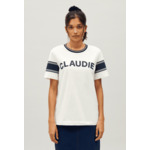 Tee-shirt Claudie bleu et blanc