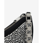 Sac En Cuir Arc Clutch Strass