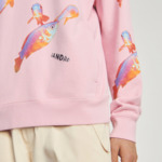 Sweatshirt imprimé capuche