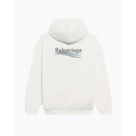 Balenciaga Hoodie - Political Campaign Medium Fit - White