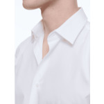 Chemise blanche en twill de coton