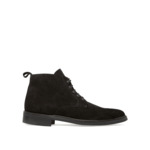 Bottines Finley Veau Velours Noir